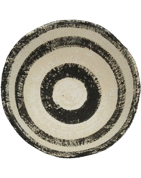Cuenco atípico de loza negra fina - D.17x7.5 cm