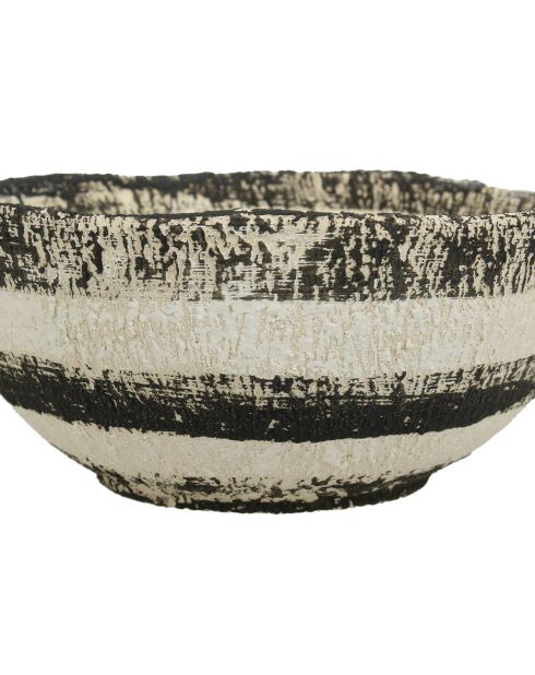 Cuenco atípico de loza negra fina - D.17x7.5 cm