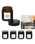 Bougie parfumée latin parfum aléatoire - 1 mèche 12h