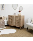 Commode Klaus marron - 90x79x49 cm