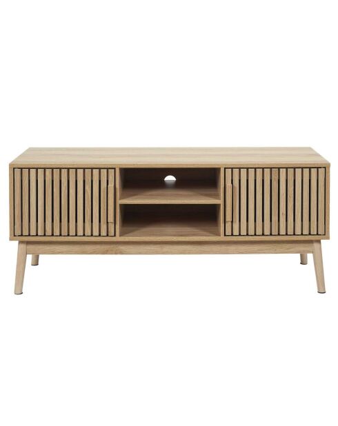 Mueble de TV marrón Klaus - 117x48x40 cm