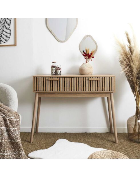 Consola Klaus marrón - 100x80x35 cm