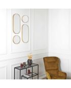 4 Miroirs Versa dorés - 71x30x3 cm