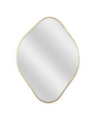 Miroir losange doré - 44x60x1 cm