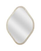 Miroir losange Elio marron - 44x60x1 cm
