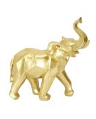 Elephant origami doré - 27.5x30x14 cm