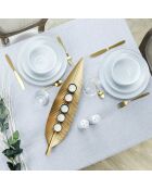 Bolsillo en forma de pan dorado - 55x2,5x13 cm