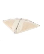 Coussin bouclette beige - 40x40 cm