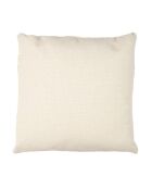 Coussin bouclette beige - 40x40 cm