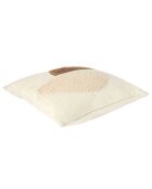 Coussin bouclette beige - 40x40 cm