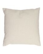 Coussin bouclette beige - 40x40 cm