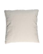 Coussin bouclette beige - 40x40 cm