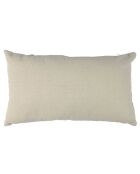 Coussin tressé beige - 50x30 cm
