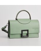 Sac à Main en Cuir Milo vert clair - 22x15x8 cm