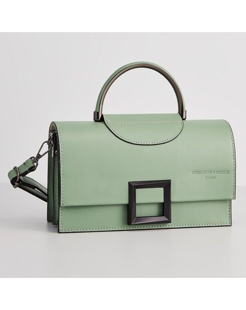 Sac à Main en Cuir Milo vert clair - 22x15x8 cm