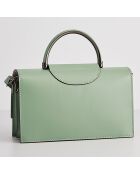 Sac à Main en Cuir Milo vert clair - 22x15x8 cm