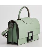 Sac à Main en Cuir Milo vert clair - 22x15x8 cm
