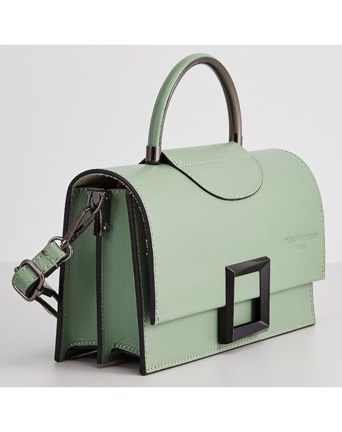 Sac à Main en Cuir Milo vert clair - 22x15x8 cm