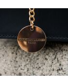 Sac à main en Cuir Mini Emma noir - 21x16x8 cm