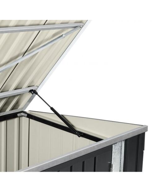 Abri à vélo gris - 176x105x130 cm