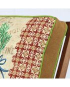 Coussin de chaise multicolore - 42x42 cm