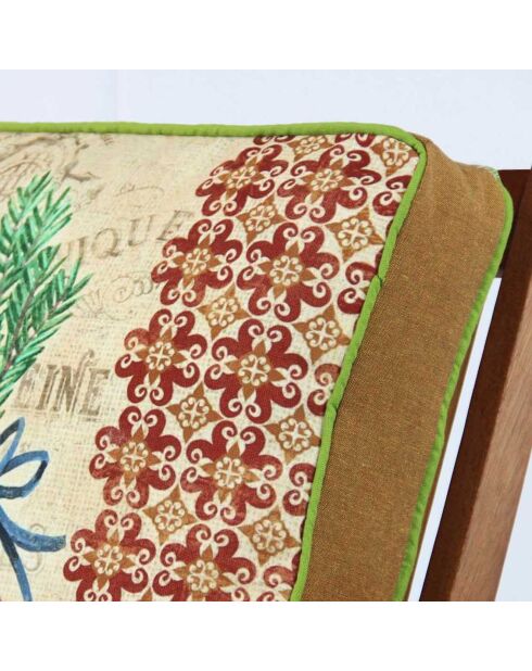 Coussin de chaise multicolore - 42x42 cm