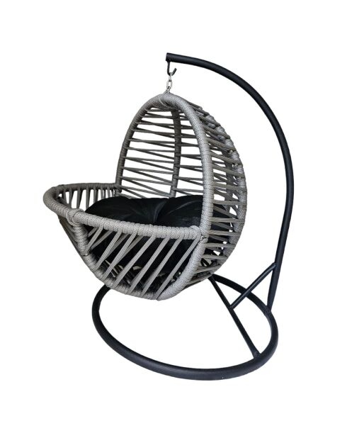 Chaise balançoire pour chat gris/noir - 45x70x45 cm