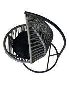 Chaise balançoire pour chat gris/noir - 45x70x45 cm