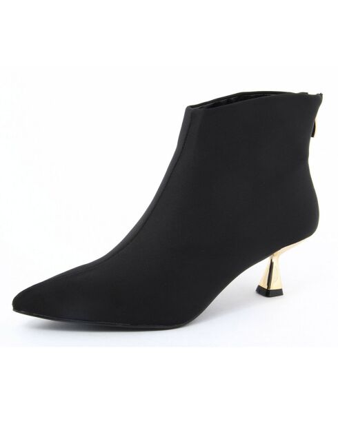 Bottines Eliz noires - Talon 5.5 cm