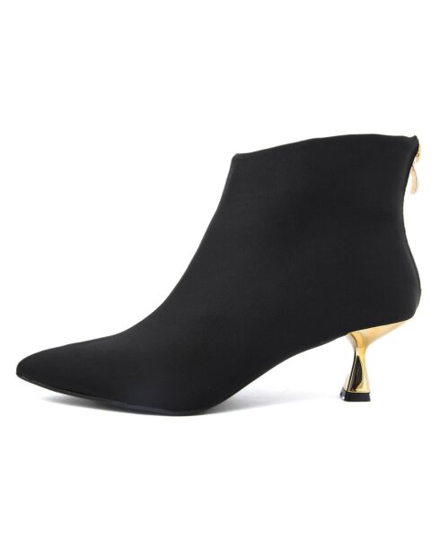 Bottines Eliz noires - Talon 5.5 cm