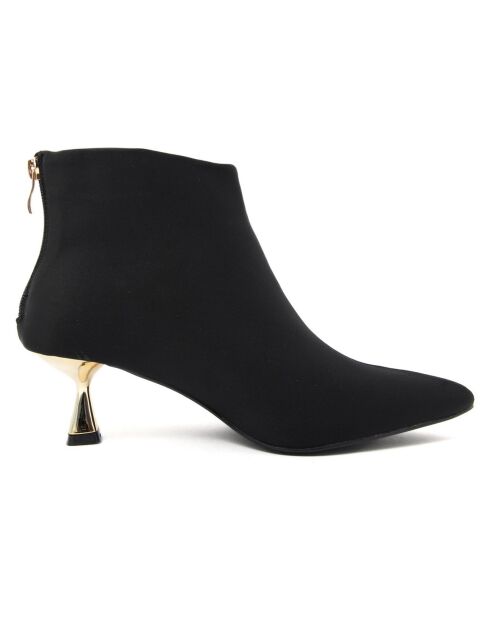 Bottines Eliz noires - Talon 5.5 cm