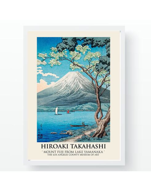 Tableau Reproduction Takahashi multicolore - 35x45 cm