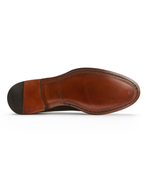 Mocassins en Cuir Milo marron foncé