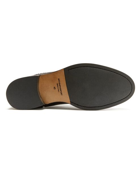 Richelieus en Cuir Noe marron foncé