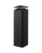 Distributeur de savon Tower noir - 5.5x5.5x18.5 cm