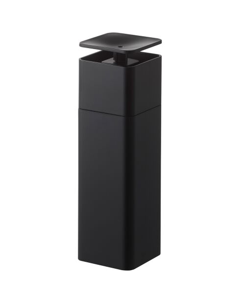 Distributeur de savon Tower noir - 5.5x5.5x18.5 cm