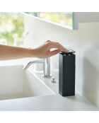 Distributeur de savon Tower noir - 5.5x5.5x18.5 cm