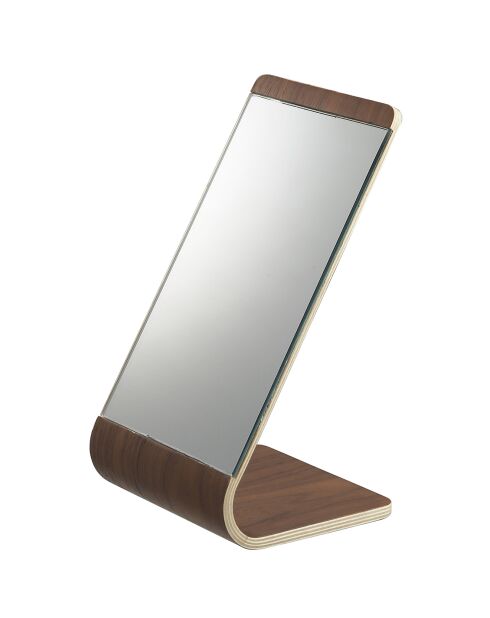 Miroir à poser Rin marron - 13x12x23.3 cm