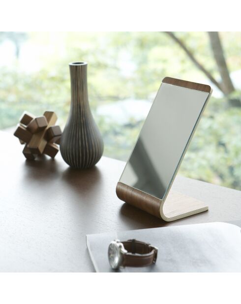 Espejo de mesa Brown Rin - 13x12x23,3 cm