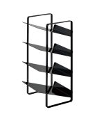 Range-bouteilles Tower noir - 20x20.5x40 cm