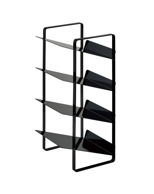 Range-bouteilles Tower noir - 20x20.5x40 cm