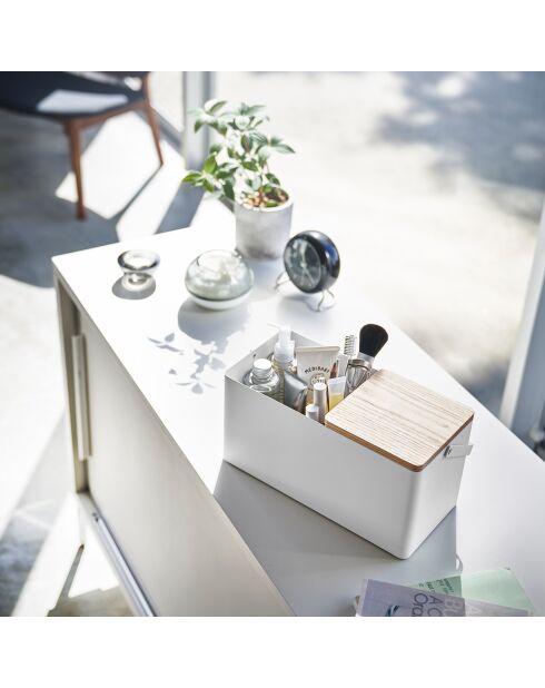 Boîte de maquillage Tower blanche - 31x15x15.7 cm