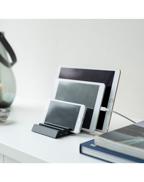 Support de tablette Tower noir - 10x13x1.8 cm