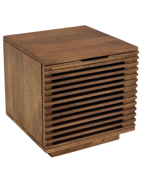 Alix bois opengewerkt nachtkastje van mangohout - 45x45x45 cm