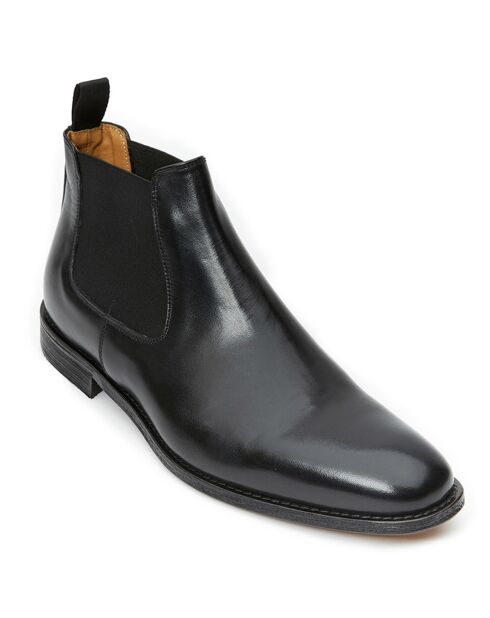 Chelsea Boots en Cuir Tom noires