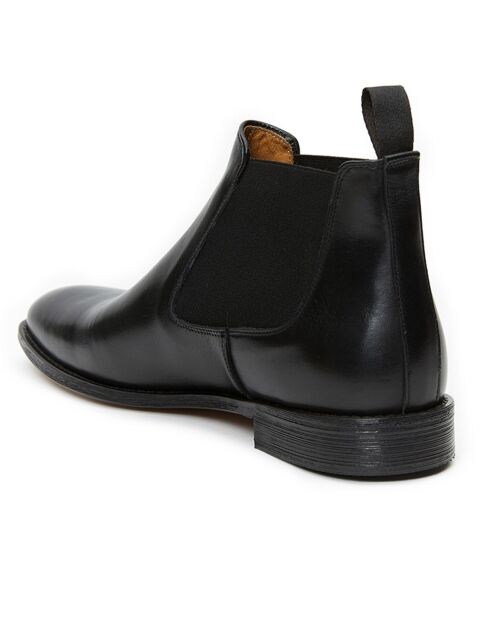 Chelsea Boots en Cuir Tom noires