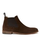 Chelsea Boots en Velours de Cuir Tom marron foncé