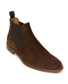 Chelsea Boots en Velours de Cuir Tom marron foncé