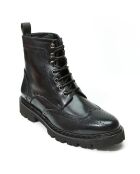 Boots en Cuir Noa noires