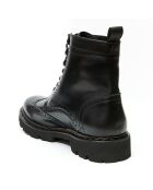 Boots en Cuir Noa noires